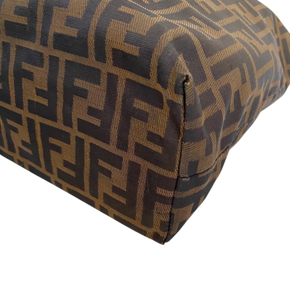 Fendi Tote Bag – Classic Zucca Logo Tote - Vintage - Authentic - Shopper Tote - Picture 8 of 15